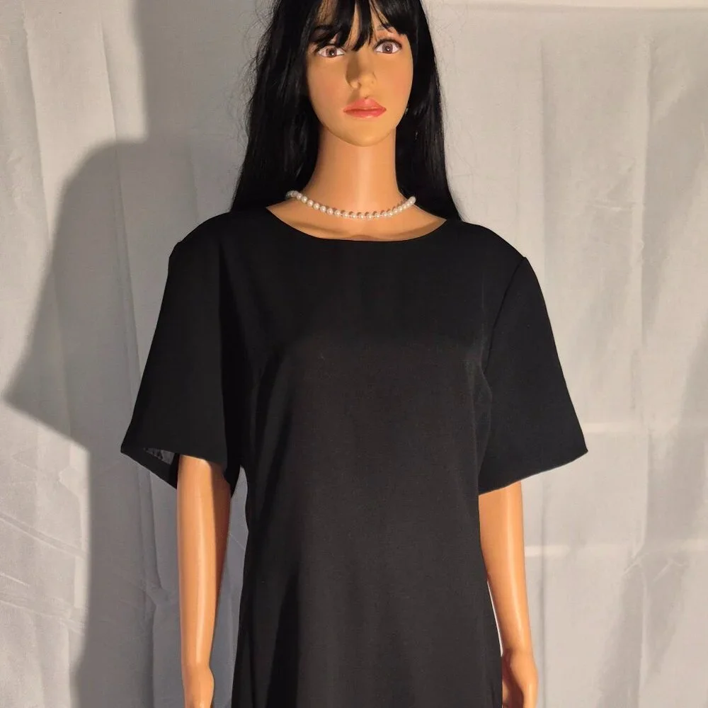 J.G. Hook Long black dress in size 18W - Picture 2 of 16